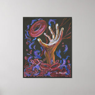 Hope - Sickle Cell Pain Awareness Canvas Print