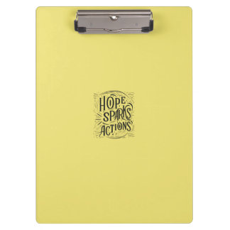 Hope Sparks Actions Clipboard