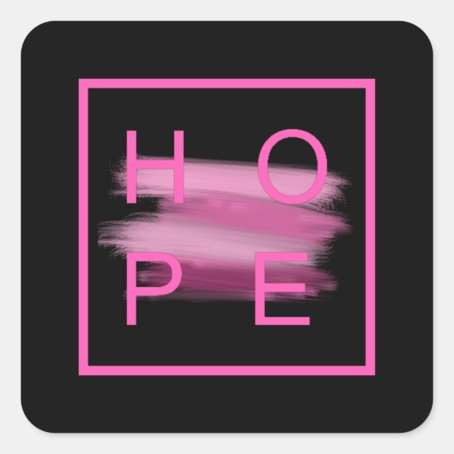 HOPE SQUARE STICKER (Front)