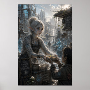 Hope / Street Food Cook / Ruined City Poster