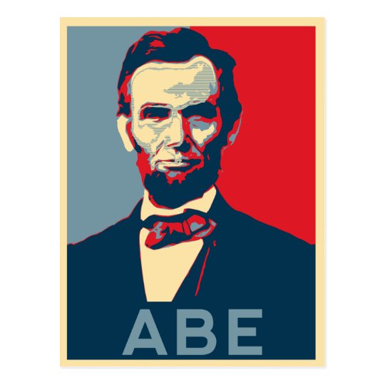 Hope Style Lincoln Portrait Postcard