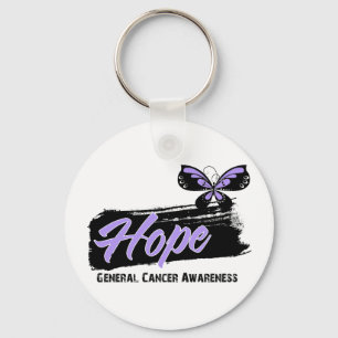 Hope Tattoo Butterfly - Cancer Key Ring