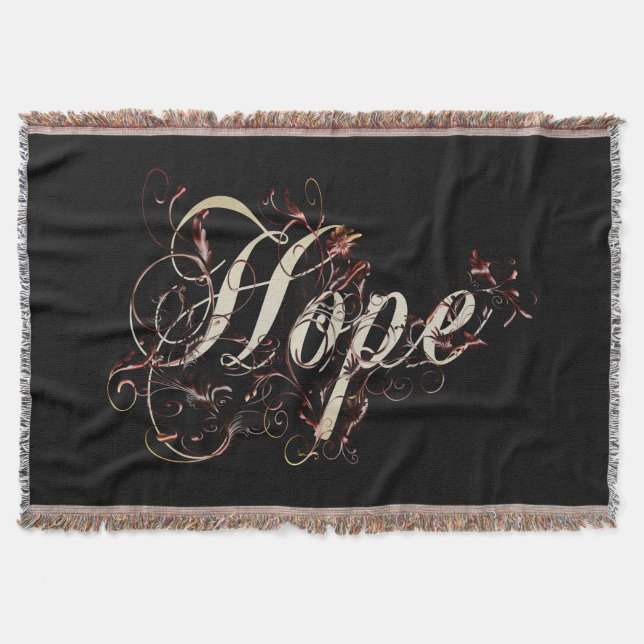 Hope Throw Blanket (Front)