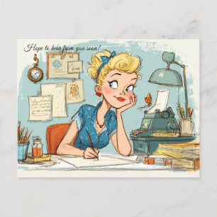 Hope to hear from you soon! Postcard