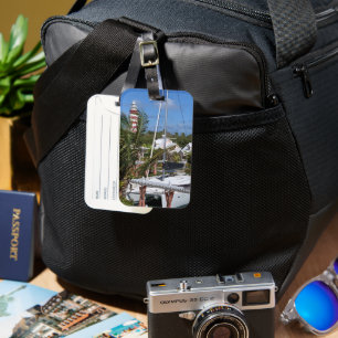 Hope Town Lighthouse Luggage Tag