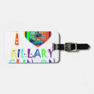 Hope Vote Blue  Lovely Reflection Amazing Hillary Luggage Tag