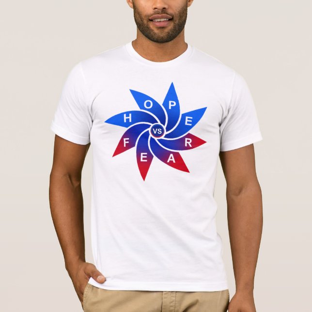 HOPE vs FEAR - Election 2024 T-Shirt (Front)