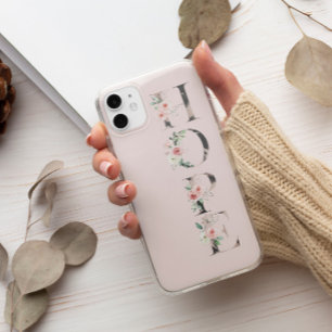 Hope Watercolor Roses iPhone case