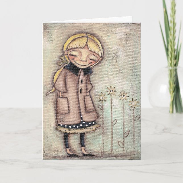 Hope Whispers - Greeting Card (Front)