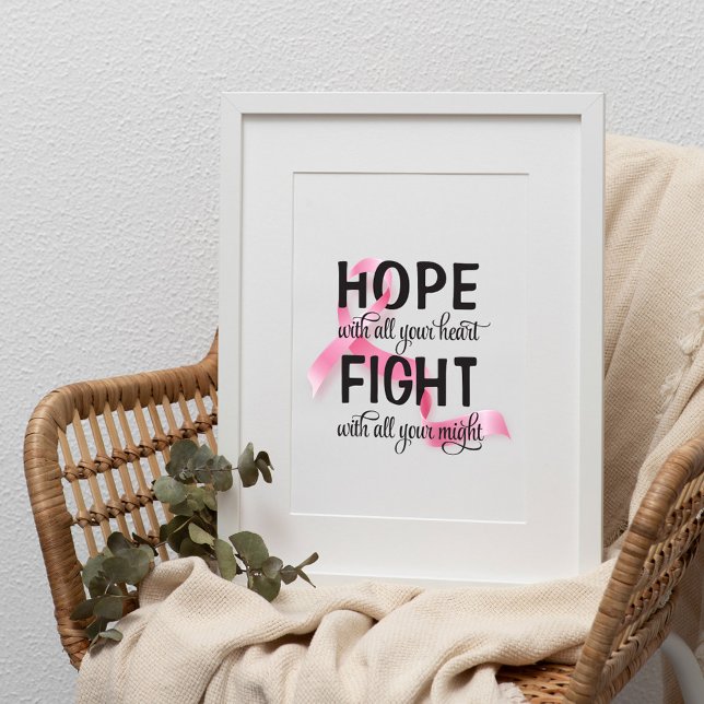 Hope with all your heart Cancer Poster (Creator Uploaded)