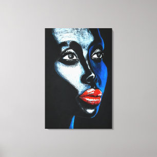 Hope - Woman Face Canvas Print - Painting
