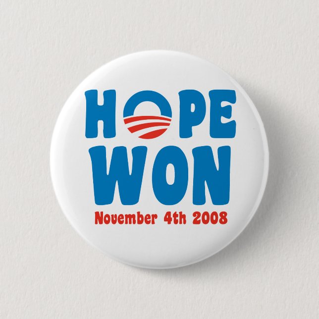 Hope Won Button (Front)