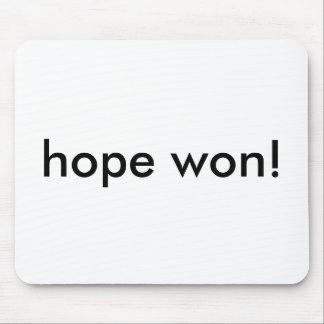 hope won! mouse mat