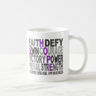 Hope Word Collage Crohn's Disease Coffee Mug
