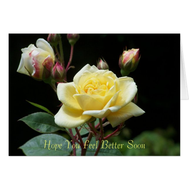 Hope You Feel Better Soon Card (Front Horizontal)
