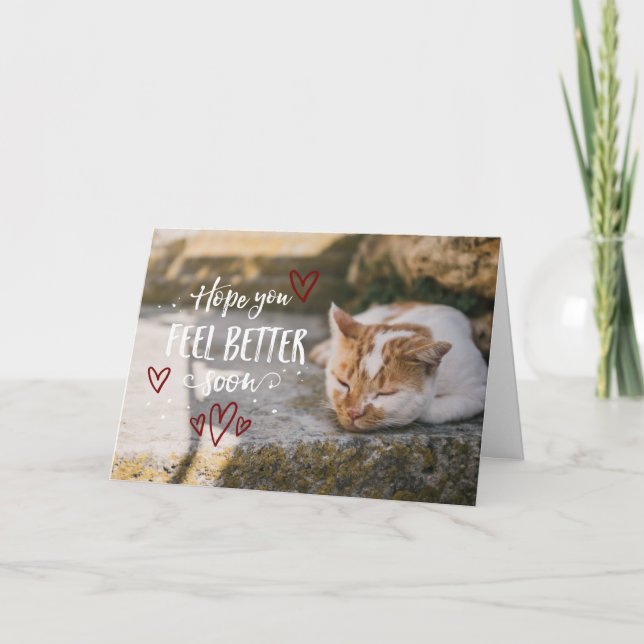 Hope You Feel Better Soon Wishing You Well Card (Front)