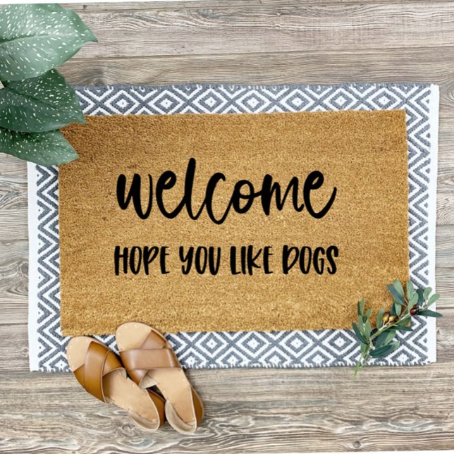 Hope You Like Dogs Welcome Mat Doormat (Creator Uploaded)