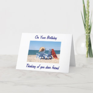 HOPE YOUR BIRTHDAY IS LIKE A DAY AT THE BEACH CARD