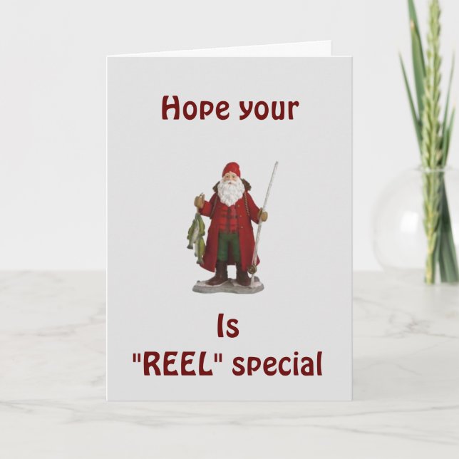 HOPE YOUR CHRISTMAS IS *REEL* SPECIAL (LIKE YOU) HOLIDAY CARD (Front)