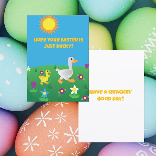 Hope your Easter is Ducky Holiday Card (Creator Uploaded)
