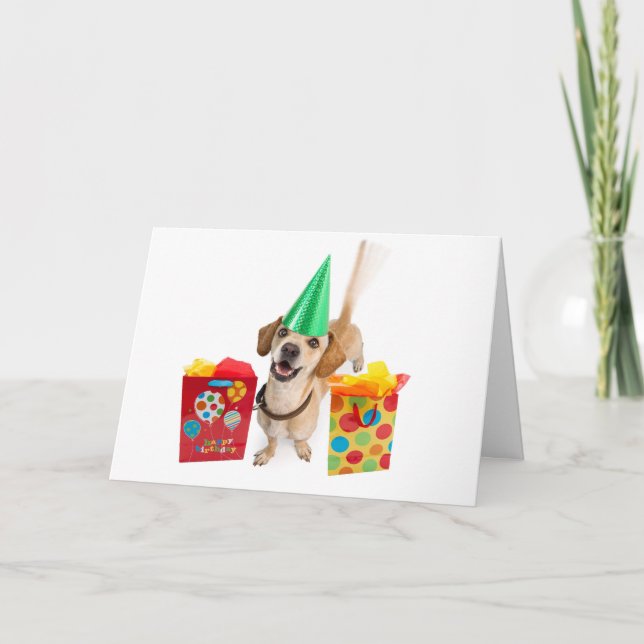Hope Your Tail Gets Wagged Birthday Card (Front)