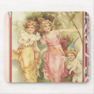 Hopeful - Angels & Flowers Mouse Mat