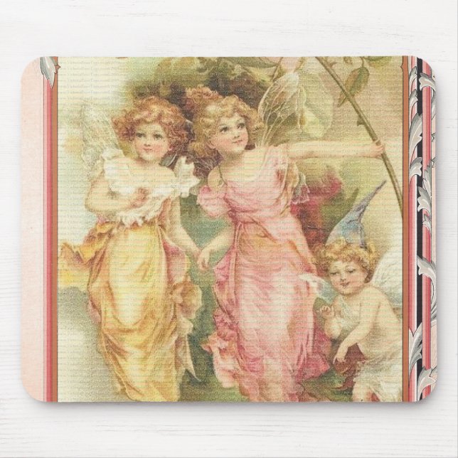 Hopeful - Angels & Flowers Mouse Mat (Front)