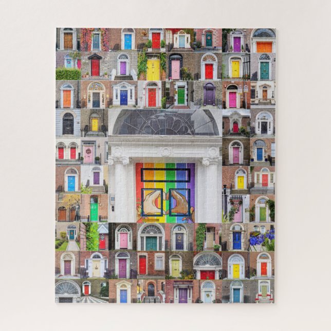 Hopeful Doors of Dublin Jigsaw Puzzle (Vertical)