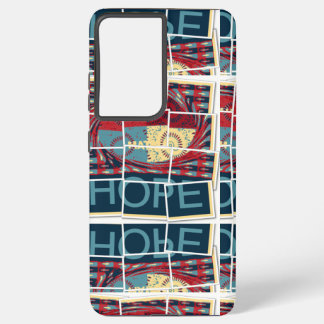Hopeful Elegance: Beautiful Phrase Pop Art Samsung Galaxy Case