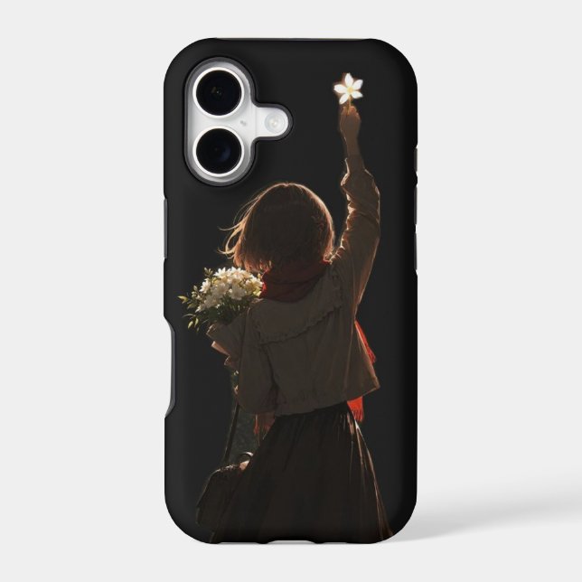 Hopeful gaze iPhone case (Back)