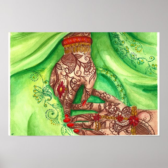 "Hopeful Hands" Poster (Front)