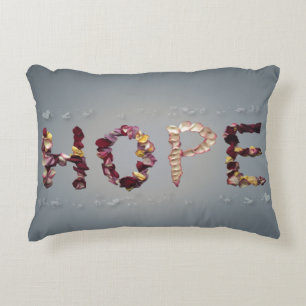 Hopeful Roses Decorative Cushion