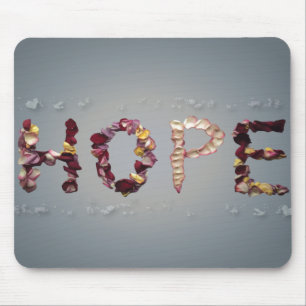 Hopeful Roses Mouse Mat