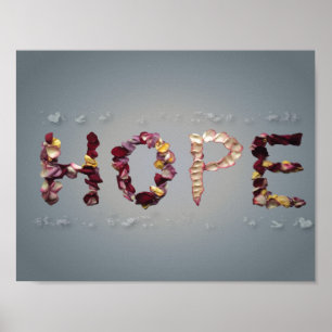 Hopeful Roses Poster