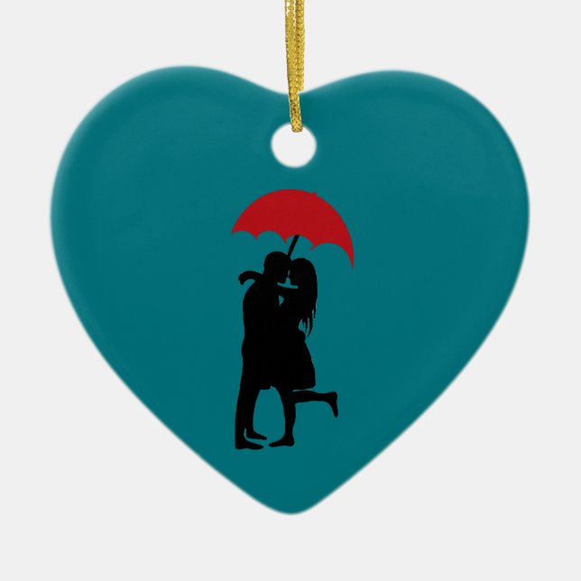 Hopeless Romantic Ceramic Tree Decoration (Front)