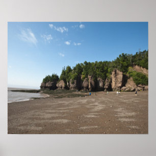 Hopewell Rocks and The Ocean Tidal Exploration Poster
