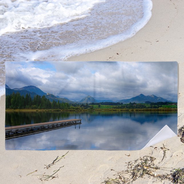 Hopfensee - Bavaria - Allgäu - Germany   Beach Towel (Creator Uploaded)