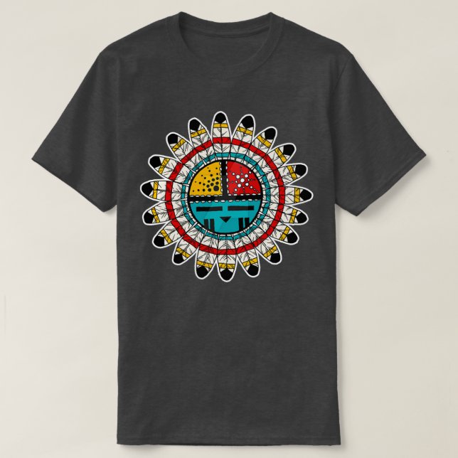 Hopi Kachina Native American design  T-Shirt (Design Front)
