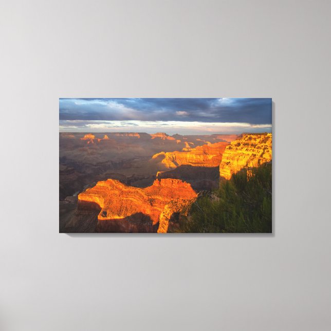 Hopi Point Sunset 1 Canvas Print (Front)