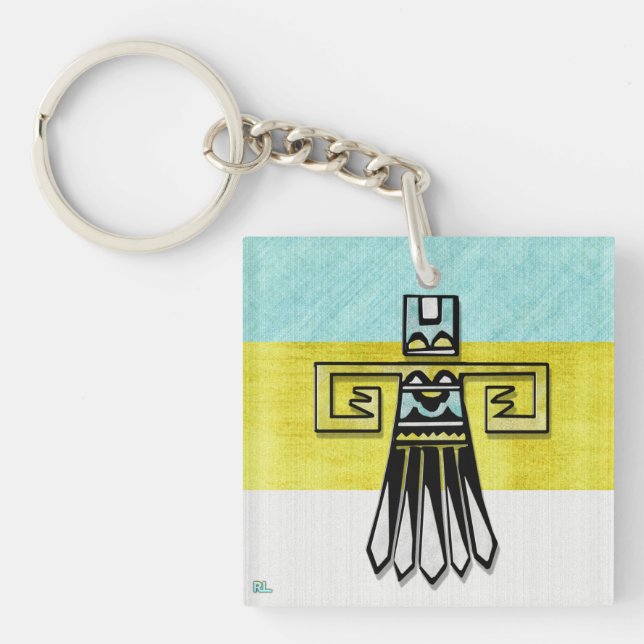 HOPI Pride Native American Tribal Key Ring (Front)