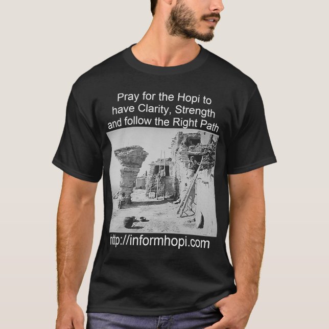 Hopi support mens shirt (Front)