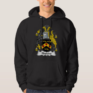 Hopkins Coat of Arms Family Crest Hoodie