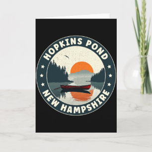 Hopkins Nd New Hampshire Sunset T Shirt  Card