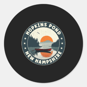 Hopkins Nd New Hampshire Sunset T Shirt Classic Round Sticker