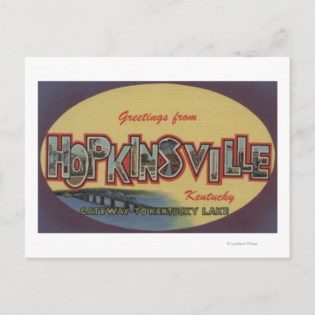 Hopkinsville, Kentucky - Large Letter Scenes Postcard (Front)