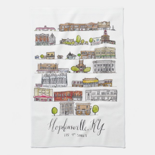 Hopkinsville, KY Kitchen Towel (Vertical)
