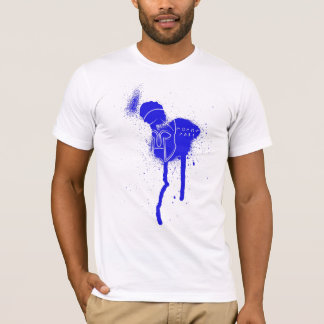 hoplite molon labe blue t-shirt