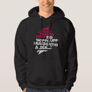 Hoppa upp í rassgatið á sér hoodie