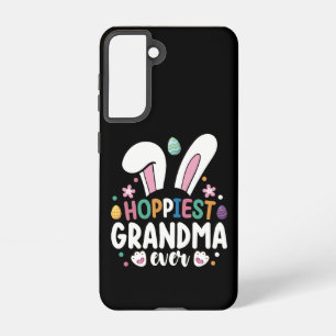 Hoppiest Grandma Ever Mum Family Easter Bunny Eggs Samsung Galaxy Case
