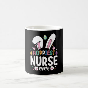 Hoppiest Nurse Ever Easter Bunny Eggs Coffee Mug